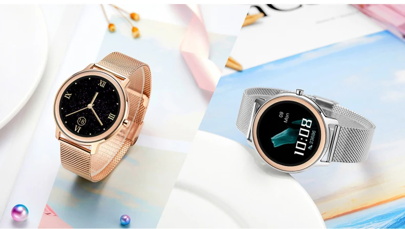 New Luxury Ladies Smart Bracelet with Round Screen Thin Body Stainless Steel Bracelets Women Smart Watch R18_17.jpg