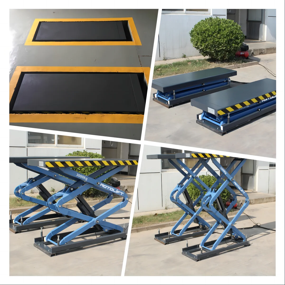 Inground Full Rise Scissor Car Lift Bridage 220v For Garage Buy