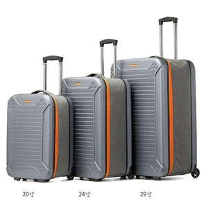 Wholesale 20 Inch PC Folding Trolley Case Modern Classic Business Travel Luggage Light Suitcase by Manufacturer