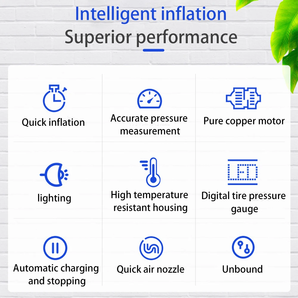 150Psi Portable Handheld Car Tire Inflator 4000mAh Wholesale Car Air Pump Wireless and Wired LED Light Air Compressor - view 5