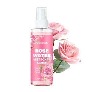 Luxury Rose Water Face Toner Essence for All Skin Organic Vegan Vitamin C Hyaluronic Acid & Moisturizing Soothing Antioxidant