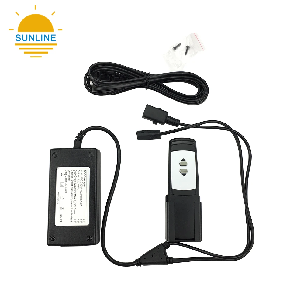Electric Linear Actuator for Projector Lift with Adjustable Stroke