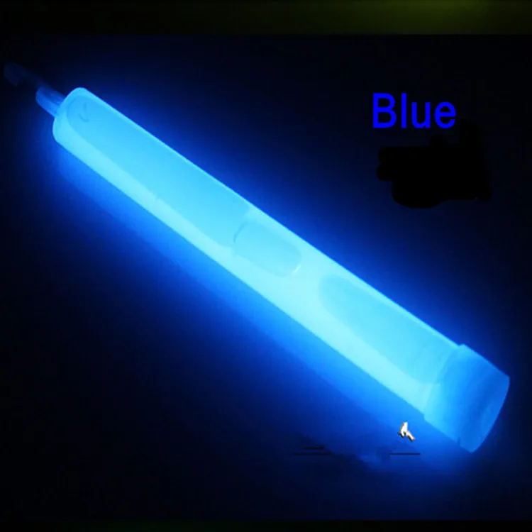Bastoni Luminosi Glow Sticks Blu - 6 Pollici, Durata 12 Ore, Confezione Da 10 Pezzi - Foto 5