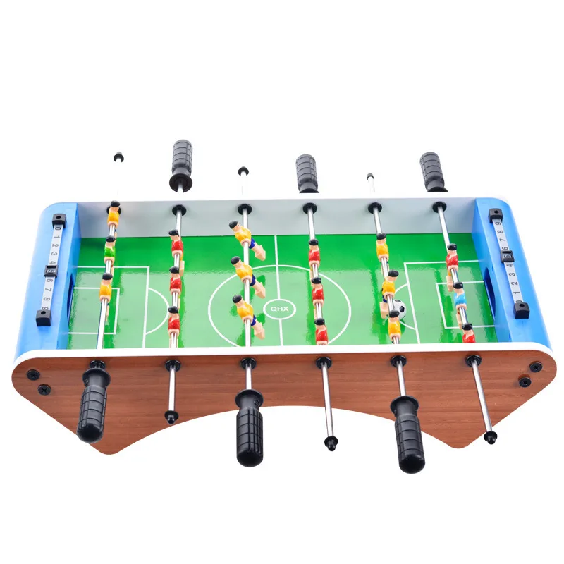 Children‘s desktop football toy large double sports wooden six-bar game machine toy gift box