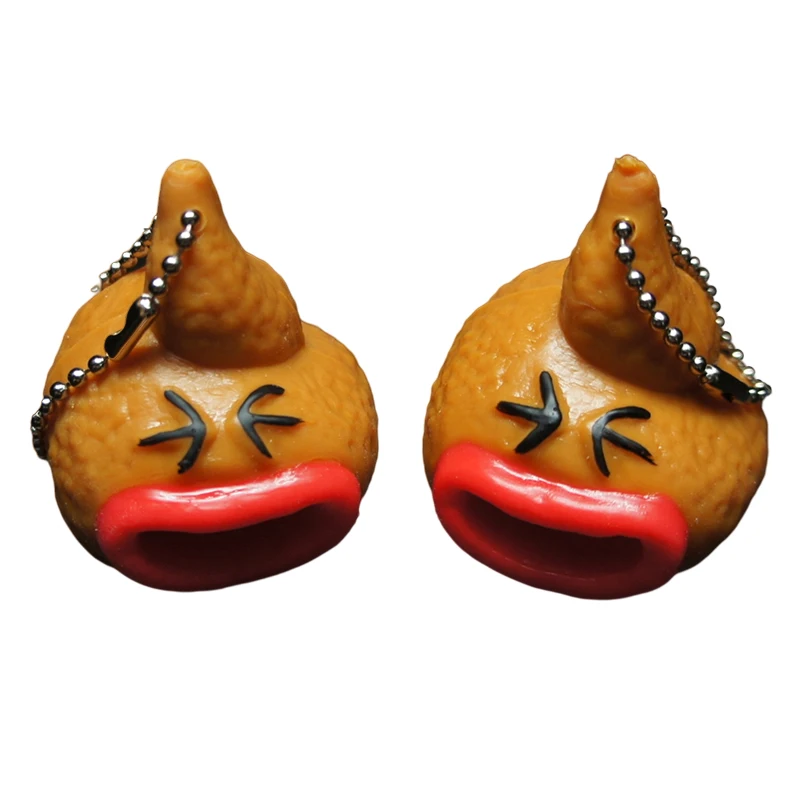Poop Keychain Pop Out Tongues - Novelty Stress Relief Toy