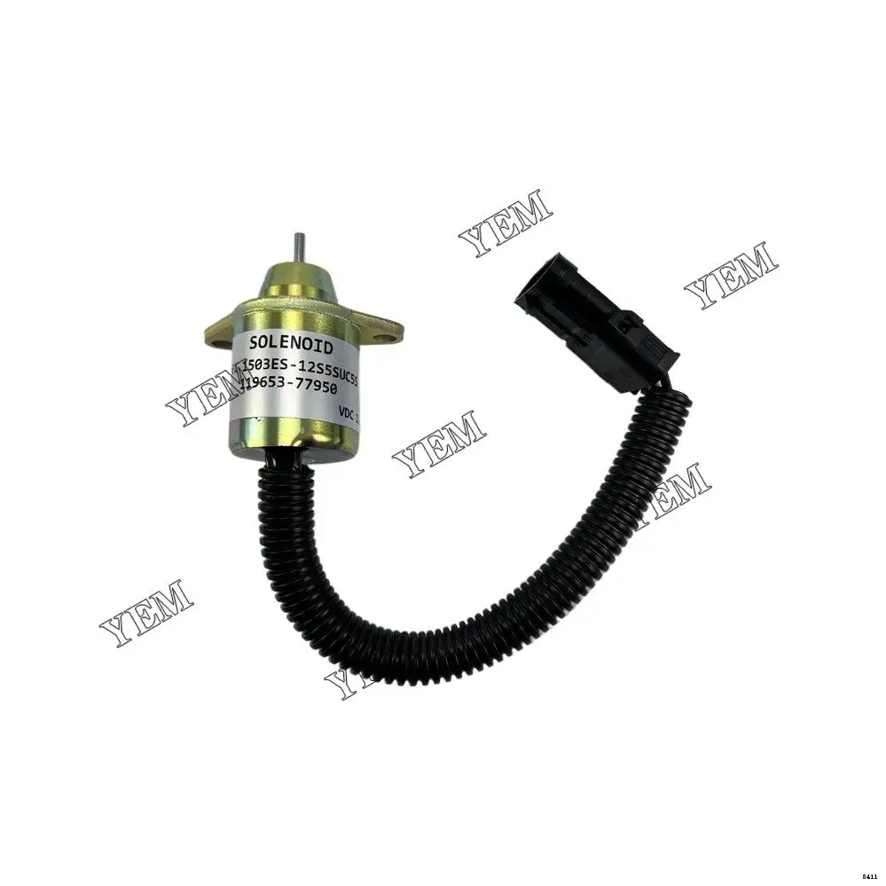 3TNE68 Solenoid Valve 1503ES-12S5SUC5S 119653-77950 119285-77950 for Yanmar