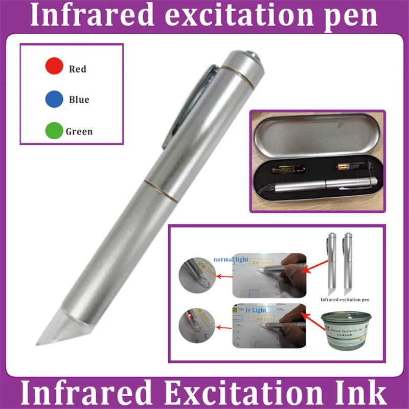Print Area INFRARED (IR) LASER TEST CARD Infrared Excitation Pen,1 Piece/box