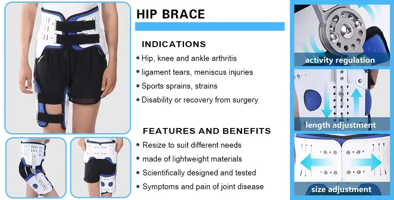 Adjustable Butt Braces For Adult Ortho Wrap Hip Abduction Brace Hip