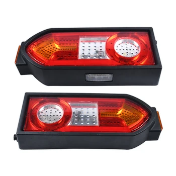 Car additional lighting red yellow white dynamic flashing safety working signal warning light LED12V24V heavy truck taillight