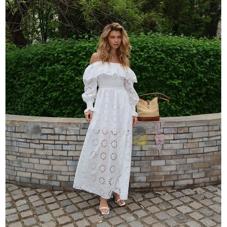 mermaid dress elegant White Dress Aesthetic main image 1