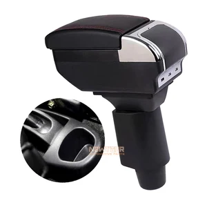 Manufacturer Auto Spare Parts Repuestos Console Box Special Leather Car Armrest Handrail Box for GEELY Panda/GX2/LC