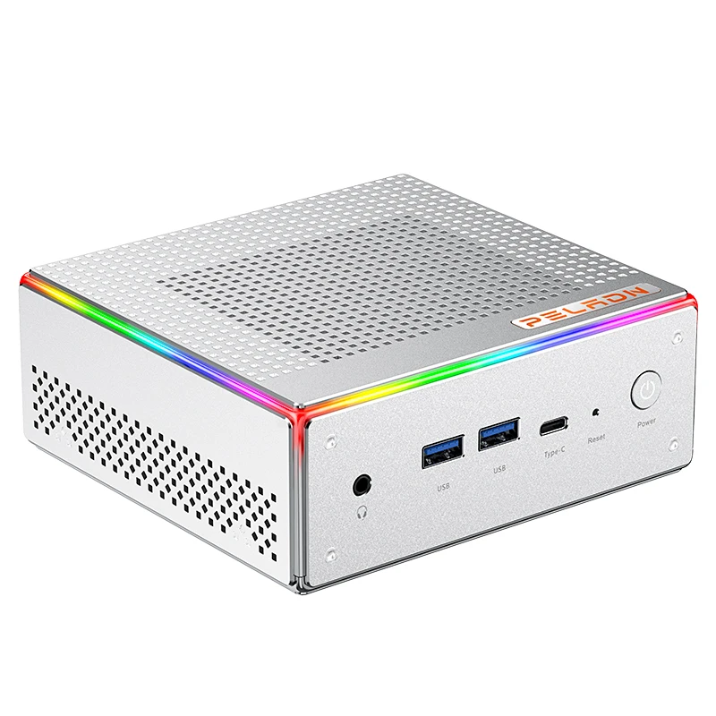 PELADN Ryzen7 7735HS 16GB/256gb ミニPC Peladn Mini PC Portable - AMD 7 7735HS for Gaming & Office
