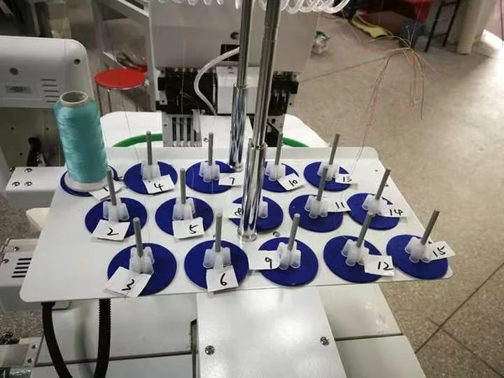 Multi Needle Used Second Hand Commercial 8head Embroidery Machine 24jeads Computer for Sale