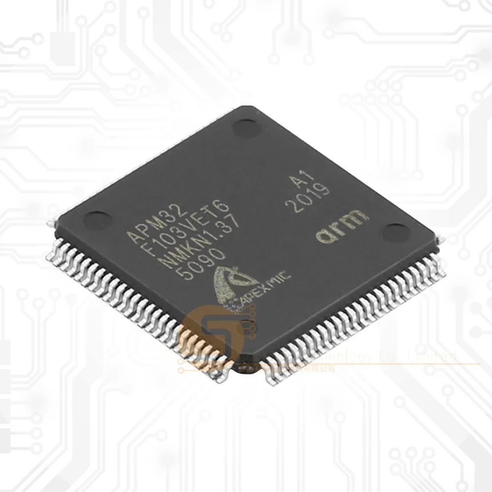 APM32F103VET6 LQFP100 ARM Cortex-M3 MCU 72MHz 512KB Flash for Industrial Control