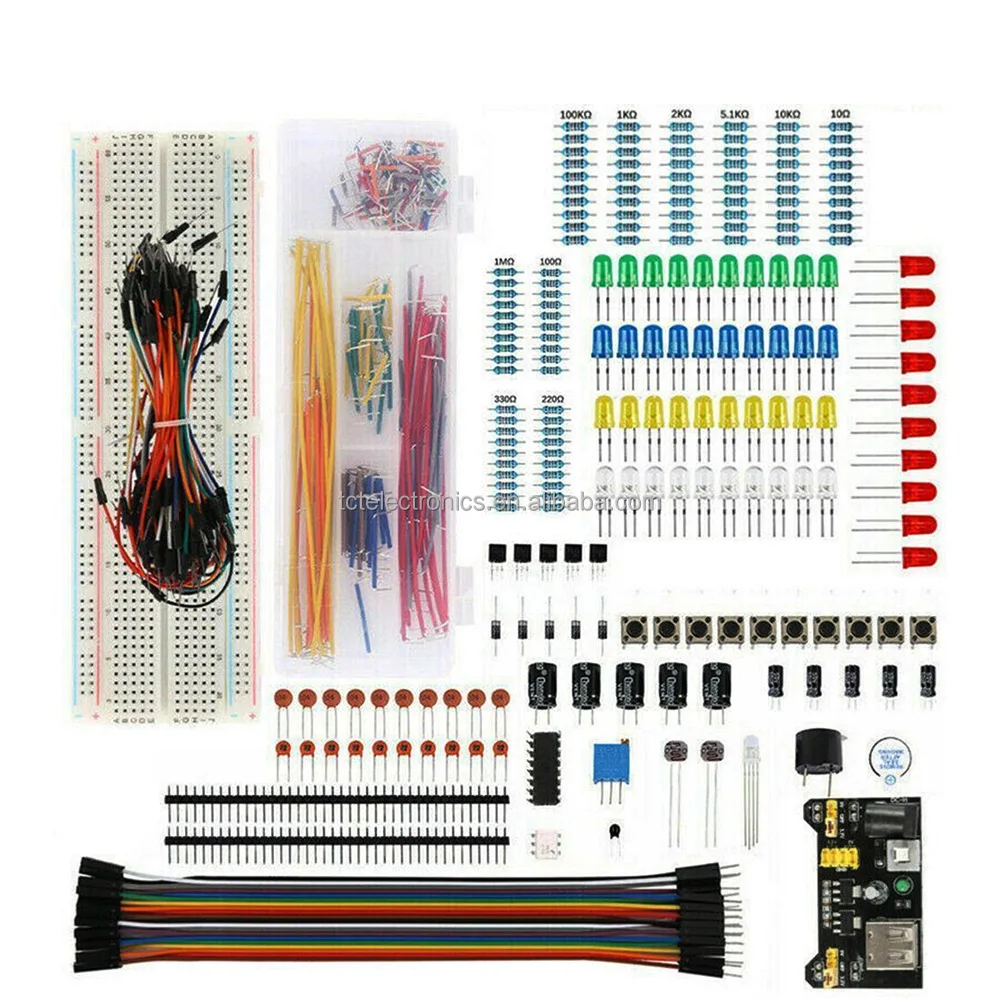 Electronics Components Basic Starter Kit Suitable for Beginner Kit for ...