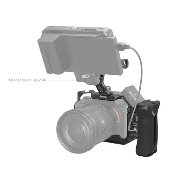 SmallRig A7R V / A7 IV / A7S III Cage with Top Handle Side Handgrip and Clamp for Cable Advanced Kit for Sony -3669C product image