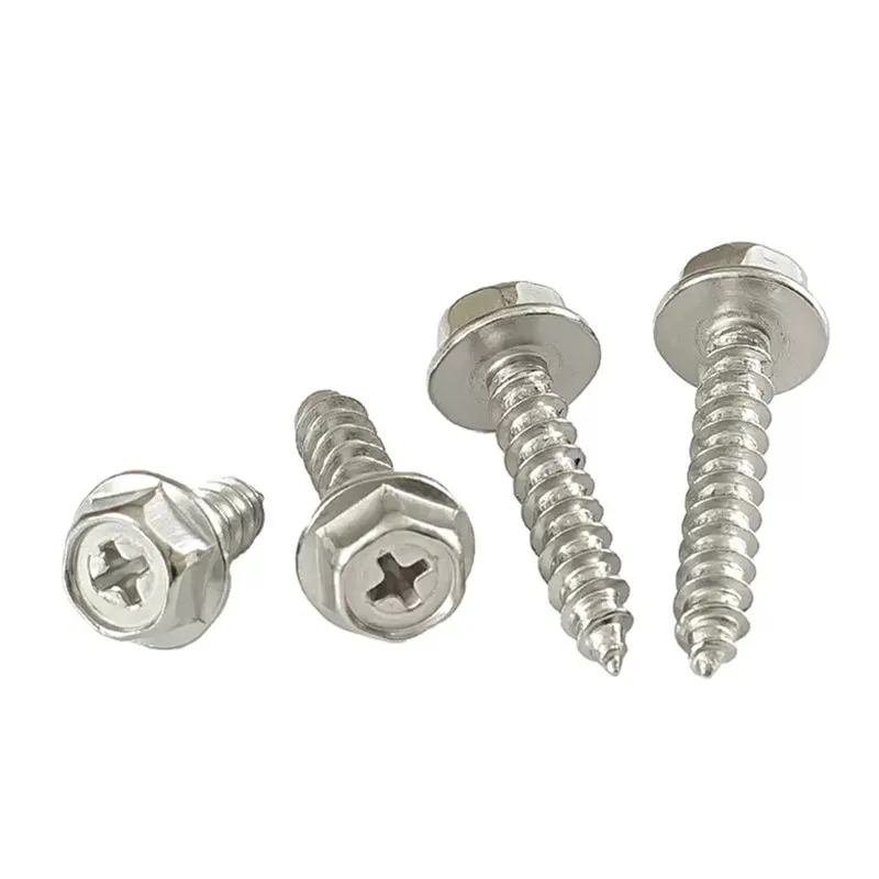 304 Stainless Steel Hex Socket Cap Head SEMS Screws With Spring Washers - M2 To M5 Sizes, Metric