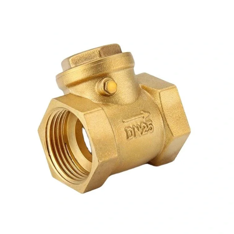 1 1/2 Inch Brass Swing Check Valve Manual Disc Screwed Non-Return One Way for Water Gas Oil manufacture