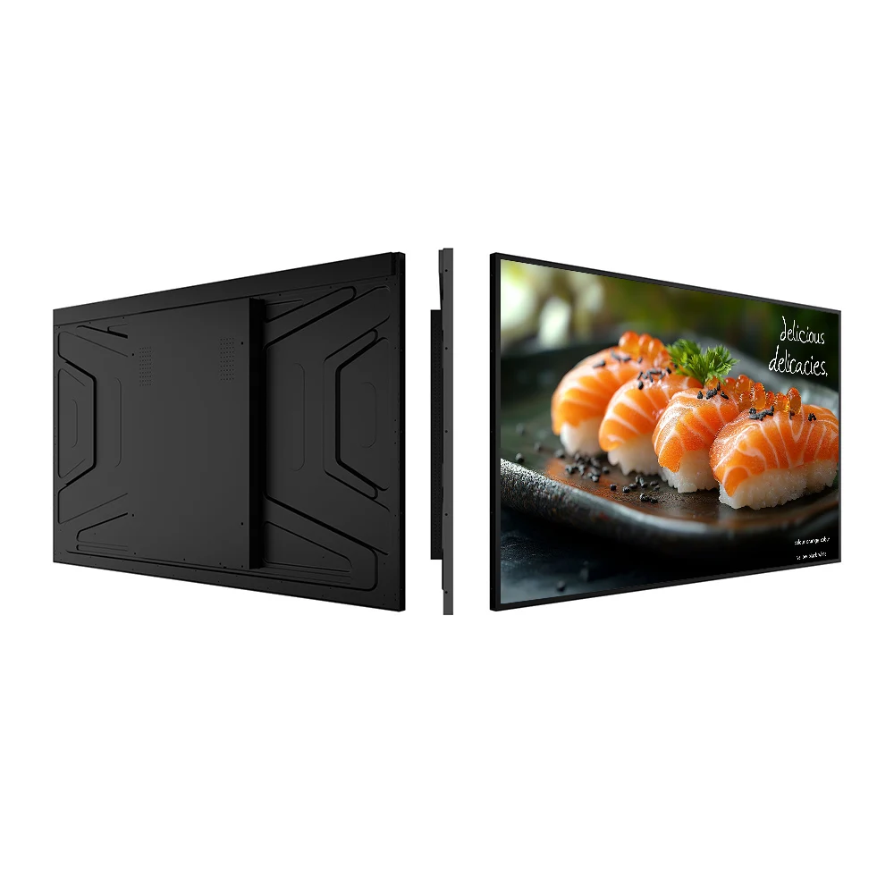 Ceiling Hanging 32 43 50 and 55 Inch Menu Board LCD Display Advertising Screens for Restaurant Digital Menus