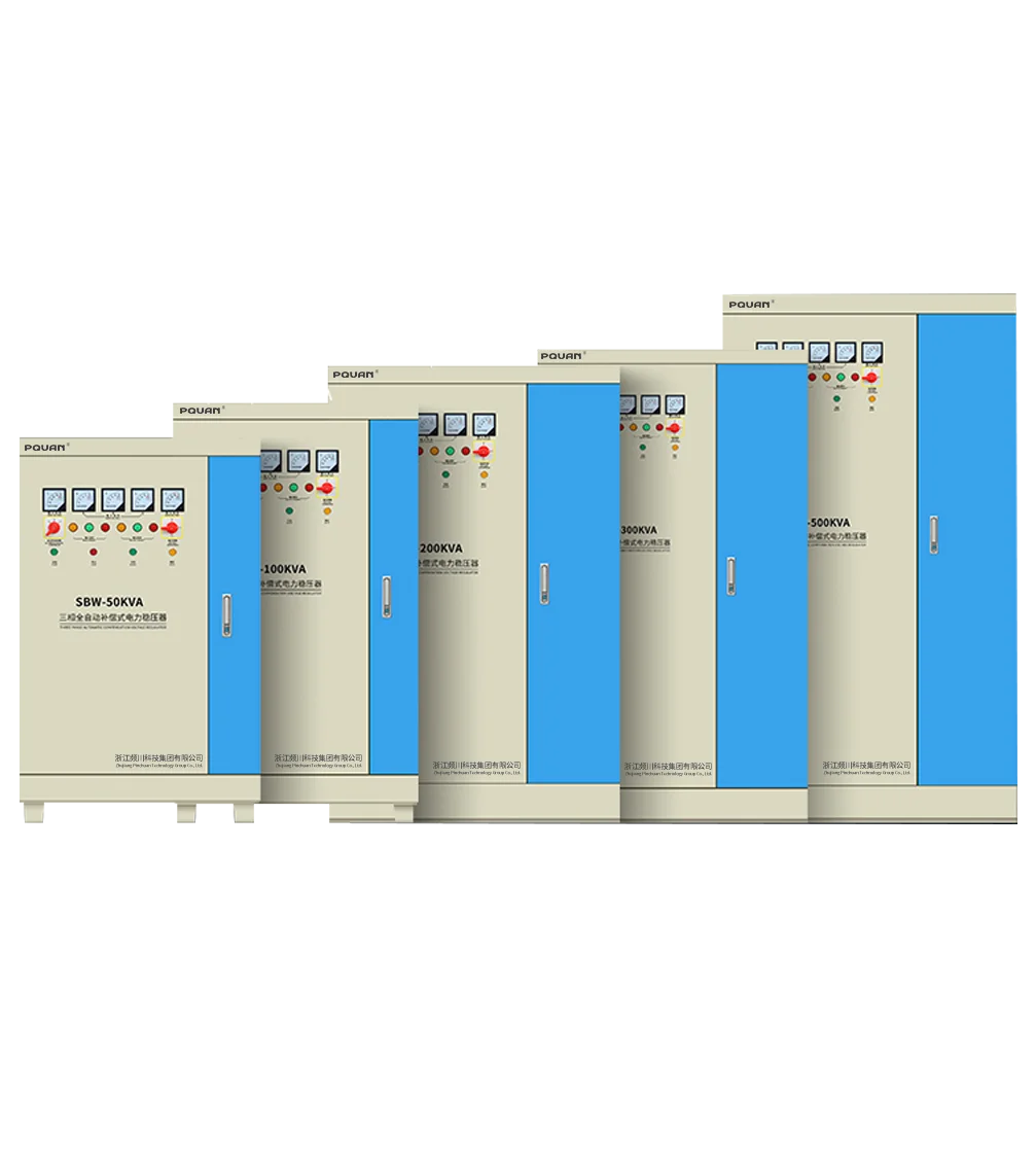 High Quality SBW Series Voltage Regulator 380V 1200KVA 800KVA 500KVA 200Kva 150Kva 50Kva 3 Phase Automatic Ac Voltage Stabilizer