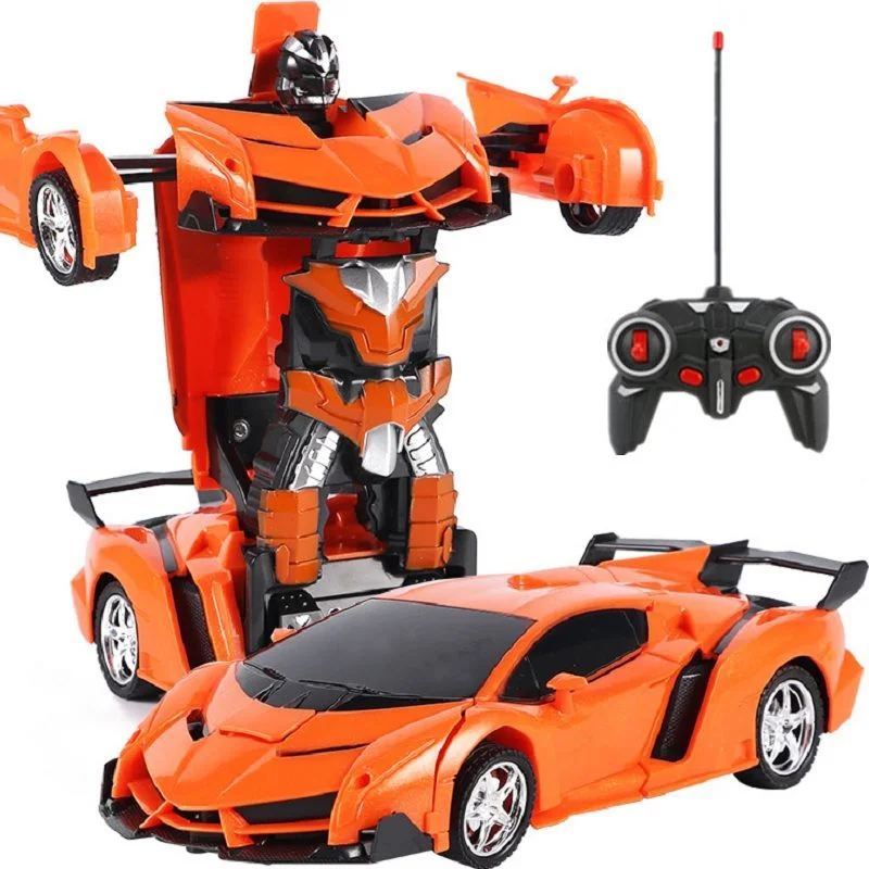Transformation Rc Robot Car Toy 118 Scale Rc Car Deformation Robot