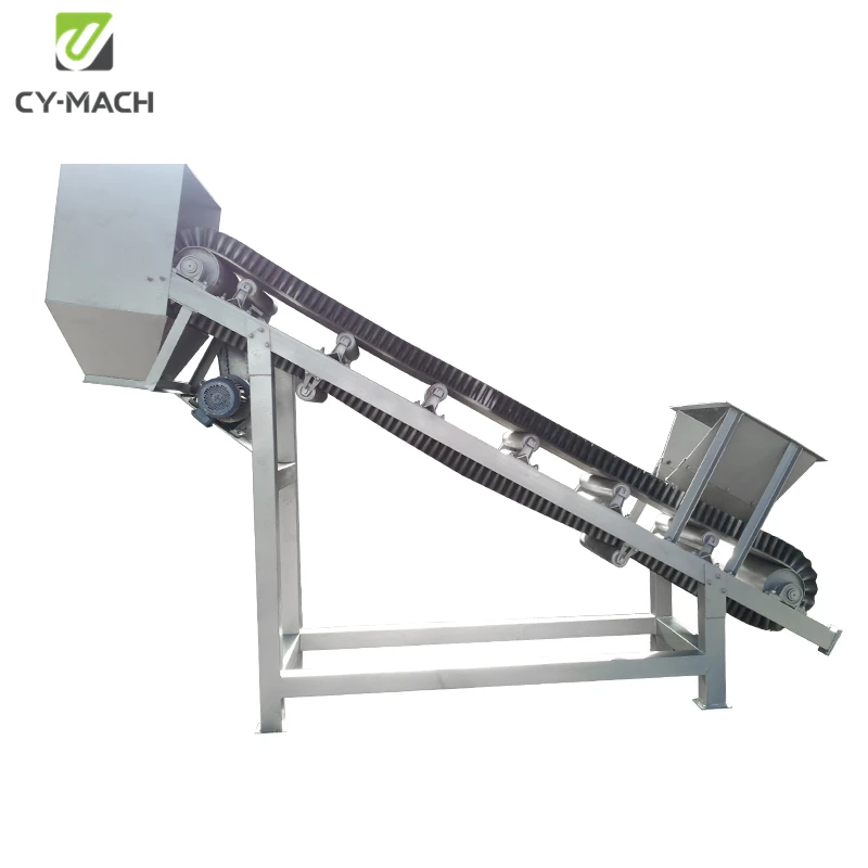 Large Output Portable Soil Sand Manure Belt Equipment Electric Roller Packing Transfer Conveyor for Conveying Chicken Farm