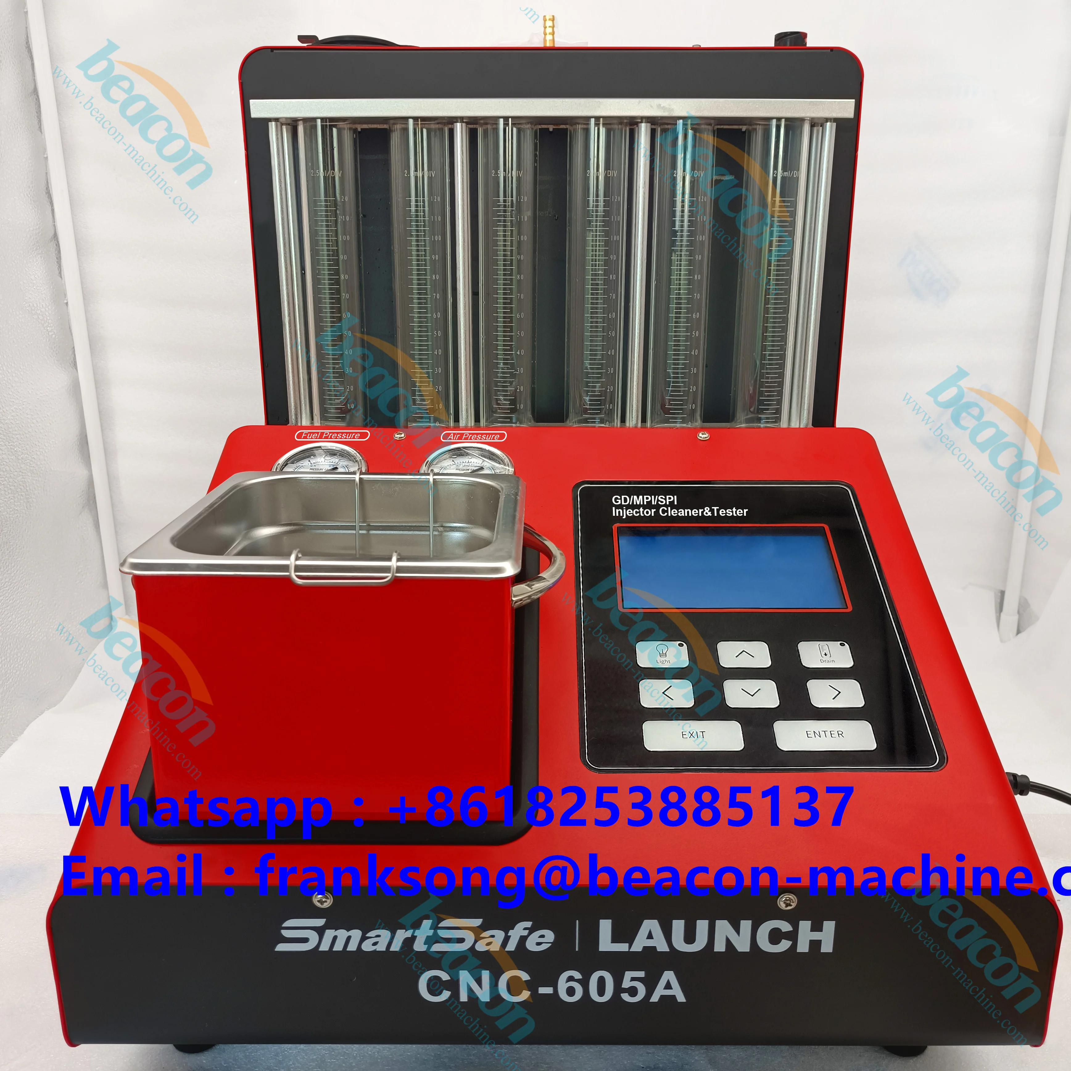 Cnc605 Cnc605a Ultrasonic Gdi Fuel Injector Cleaner And Tester Compatible For Universal Gdi And