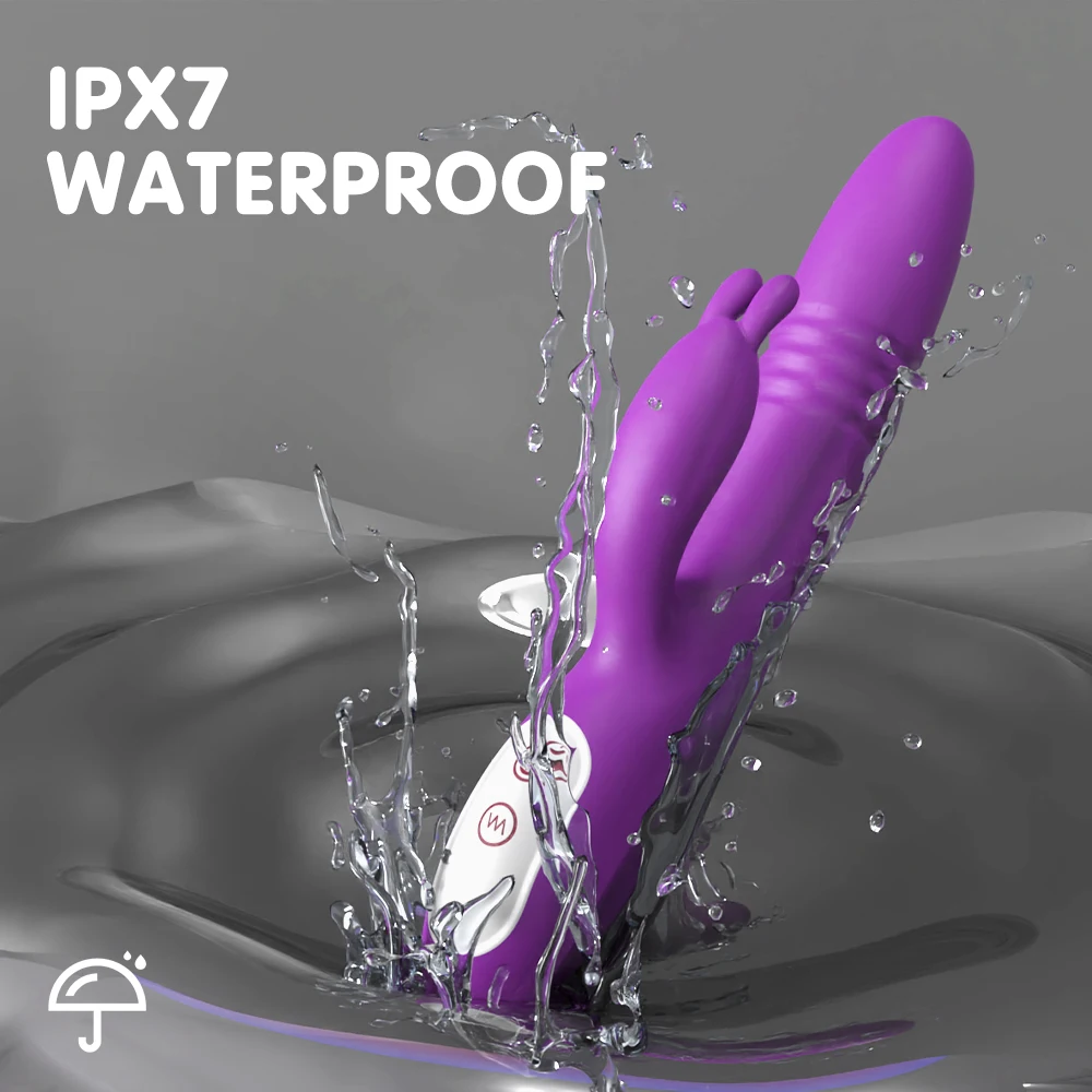 Universal Serial Bus-Powered Waterproof Adult G-Spot Vibrator Triple Vibration &  Penis Capabilities Women's Sex Toy