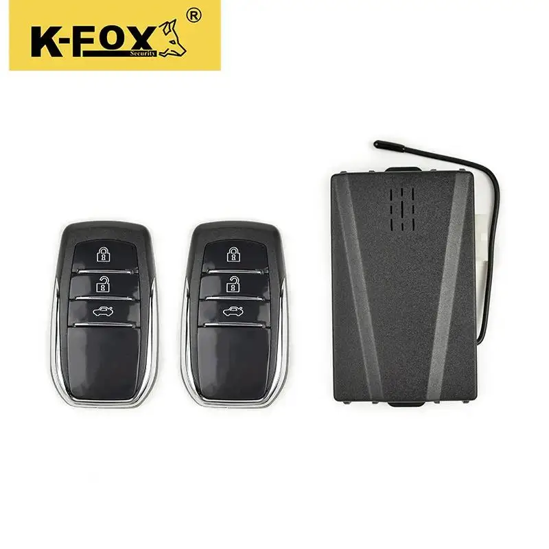 ZTT 12V Car Alarm System With Remote Start & Push Button – Keyless Entry, 120dB Siren