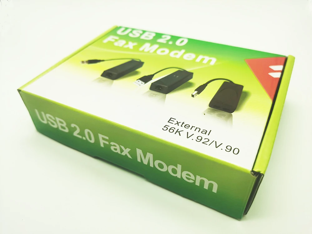 Modem Externe USB 56K Pour Fax Et Données - Double Port, Plug & Play | Compatible Windows 7 à 10, Numérotation Automatique