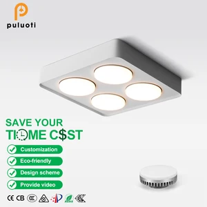 Factory Outlet LED Square 3000K 4000K 6000K Surface Mounted Anti-glare Ceiling Lamp Downlight Spot Light for Indoor Lighting