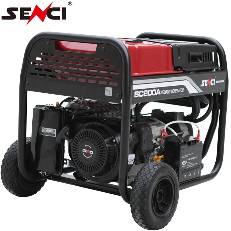 Senci Diesel Generator Welding Machine 5kva 200 Amp AVR Home Use Heavy Duty for DC Welding and DC Generator Output for Sale