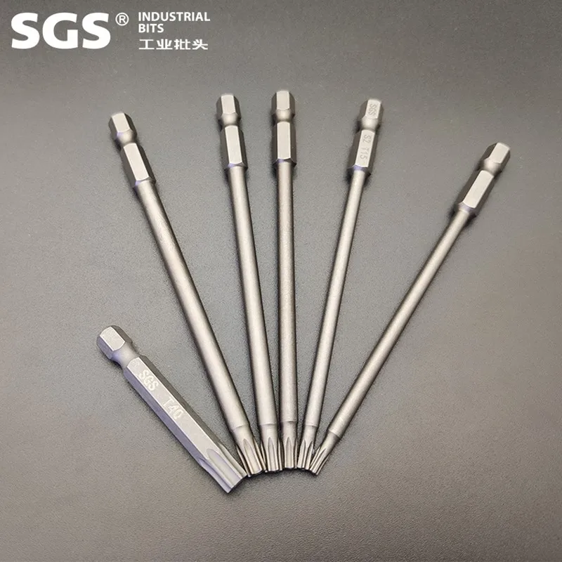 MOYOTEC Single-ended 1/4 Inch Hex Shank Torx Screwdriver Bit S2 Steel…