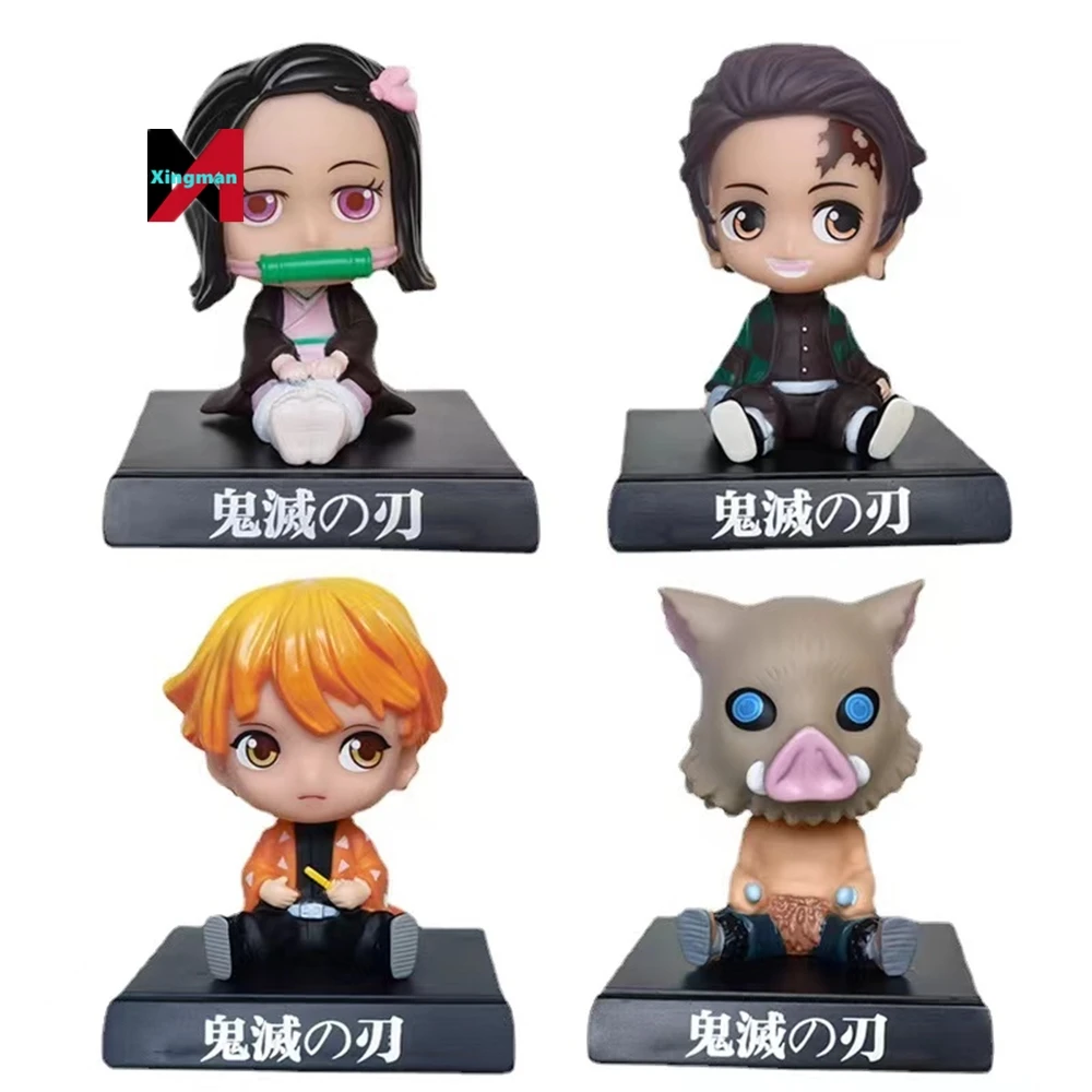 Kamado Nezuko Bobble Head Figure Doll - Anime Figurine