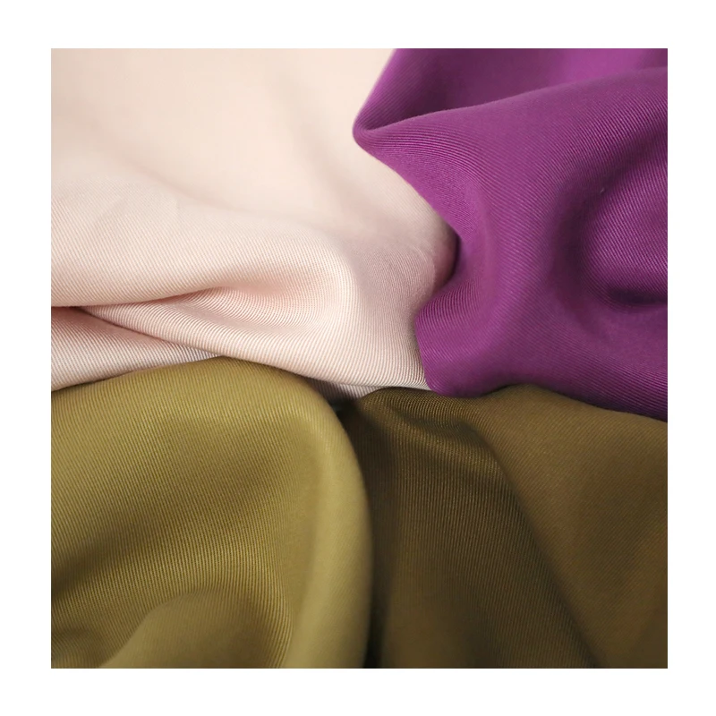 Экологичная ткань однотонная 21*21 100% ленцовая из Твила для Дамского Платья