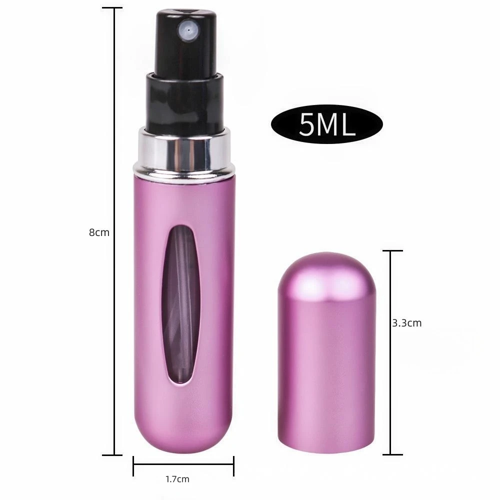 Wholesale Travel Attire Perfume Bottle 5ml Round Glass Perfume Bottles