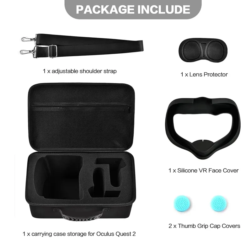 Waterproof Shockproof Carrying Case for Oculus Quest Nintendo