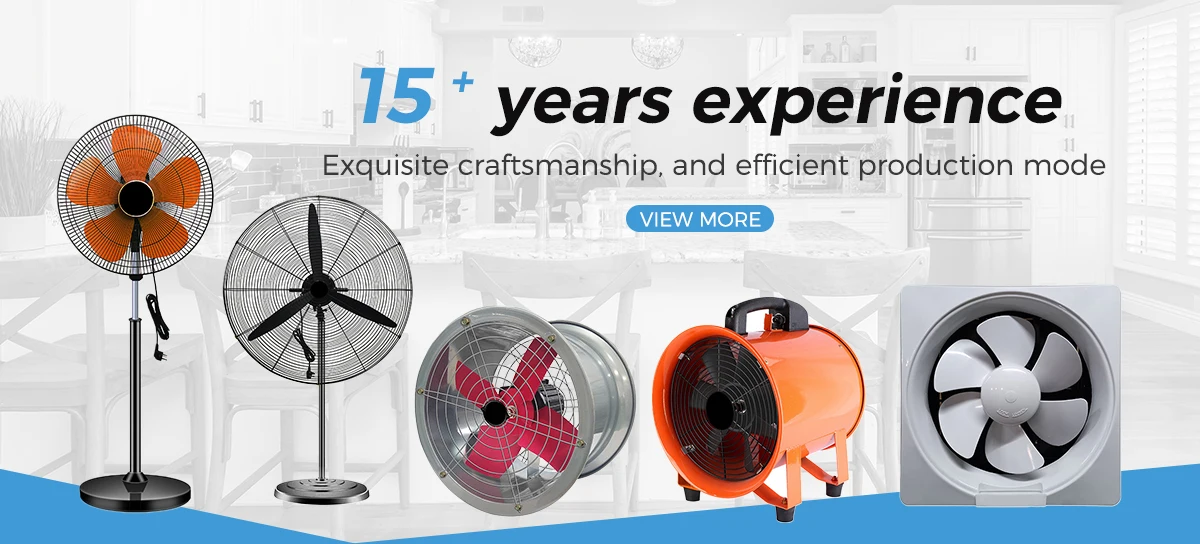 Industrial Electric Wall-mounted Fan, 220V, Plastic - detail 2