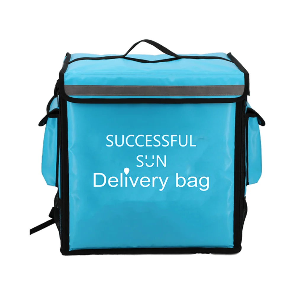 product waterproof  motorcycles delivery food bag thermal pizza delivery backpack cooler bags custom logo insulated-3