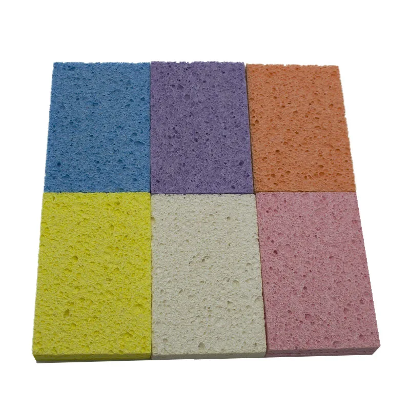 Волшебная Экологически чистая компрессионная целлюлозная губка кухонная для мытья посуды мойка