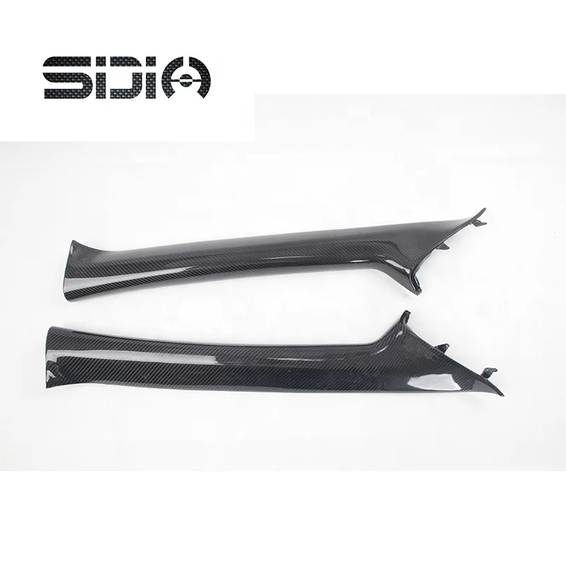 KAKUMEI MOTORSPORTS Carbon Fiber Door Pillar Set For Subaru Impreza WRX STi Hatchback 2008-2014