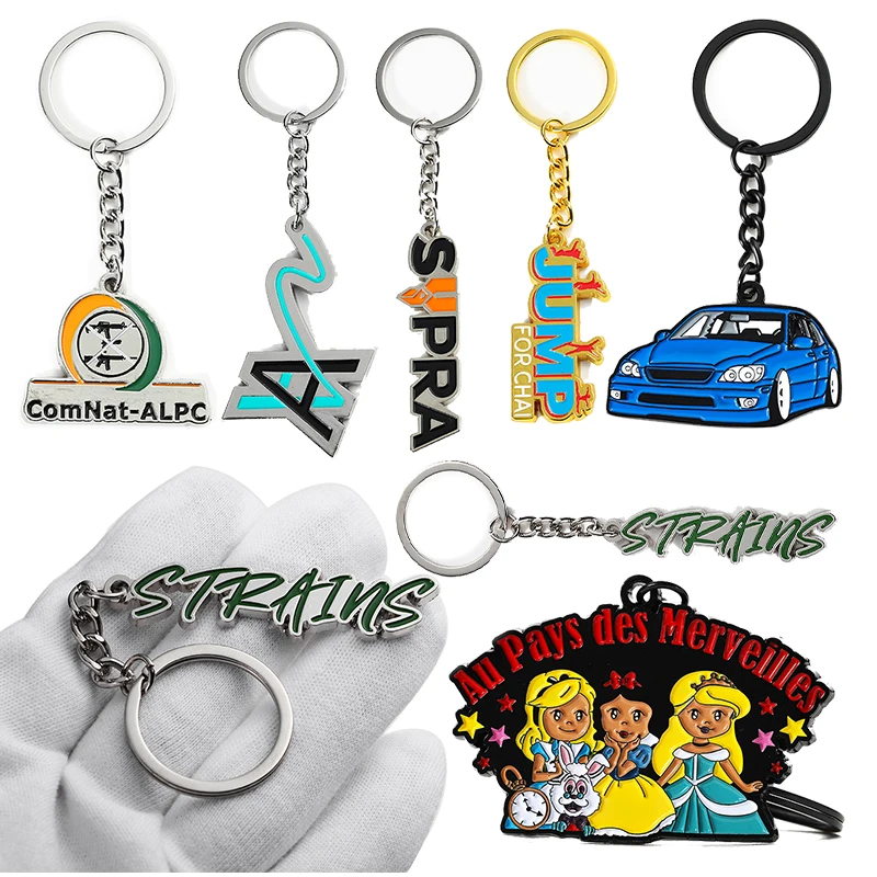 Custom Logo Cute Kuromi Melody Sanrio Keychain Kawaii Cartoon Big Eared Dog Frog Pudding Dog