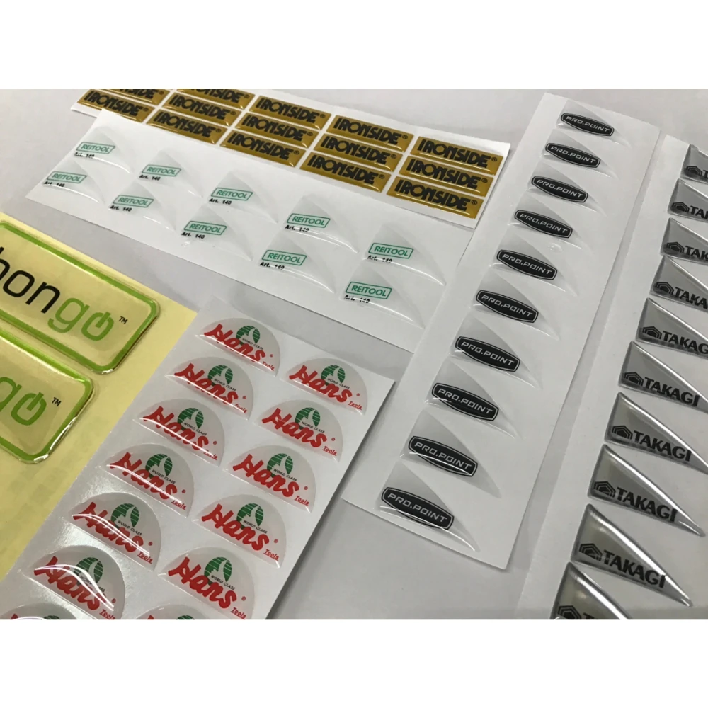 Alibaba.com: Custom brand waterproof vinyl stickers with epoxy die-cut ...