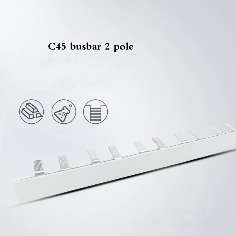 Шина Dz47 1p C45 медная шина 125A 1,8*9 мм