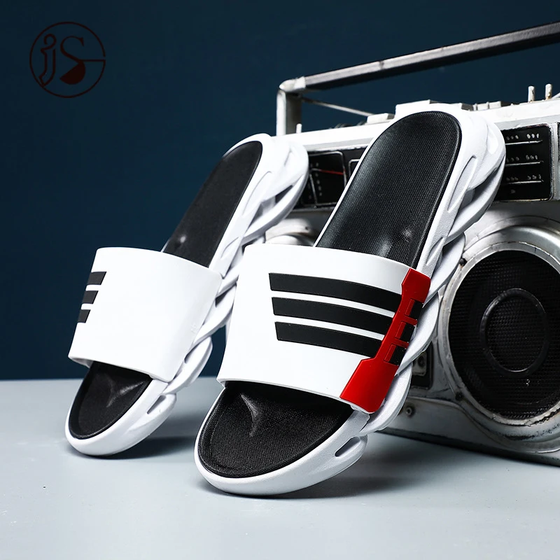 2021 Fashion colorful men slides footwear casual comfort mans slipper lightweight anti slip men slides