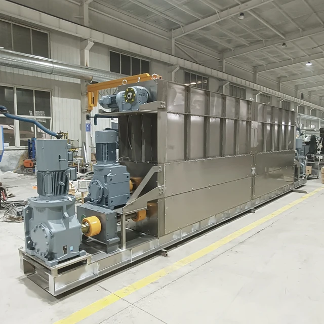 Factory Customized Auto-lubrication Knurling Frame Filter Press Sludge Shredder Blades for Heat Pump Dryer 2