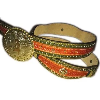 hand tooled western belt