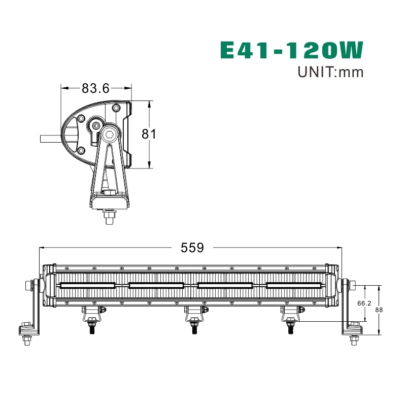 TUFF PLUS Лидер продаж светодио дный светильник бар Emark утверждения двухрядный супер яркий светодио дный светильник