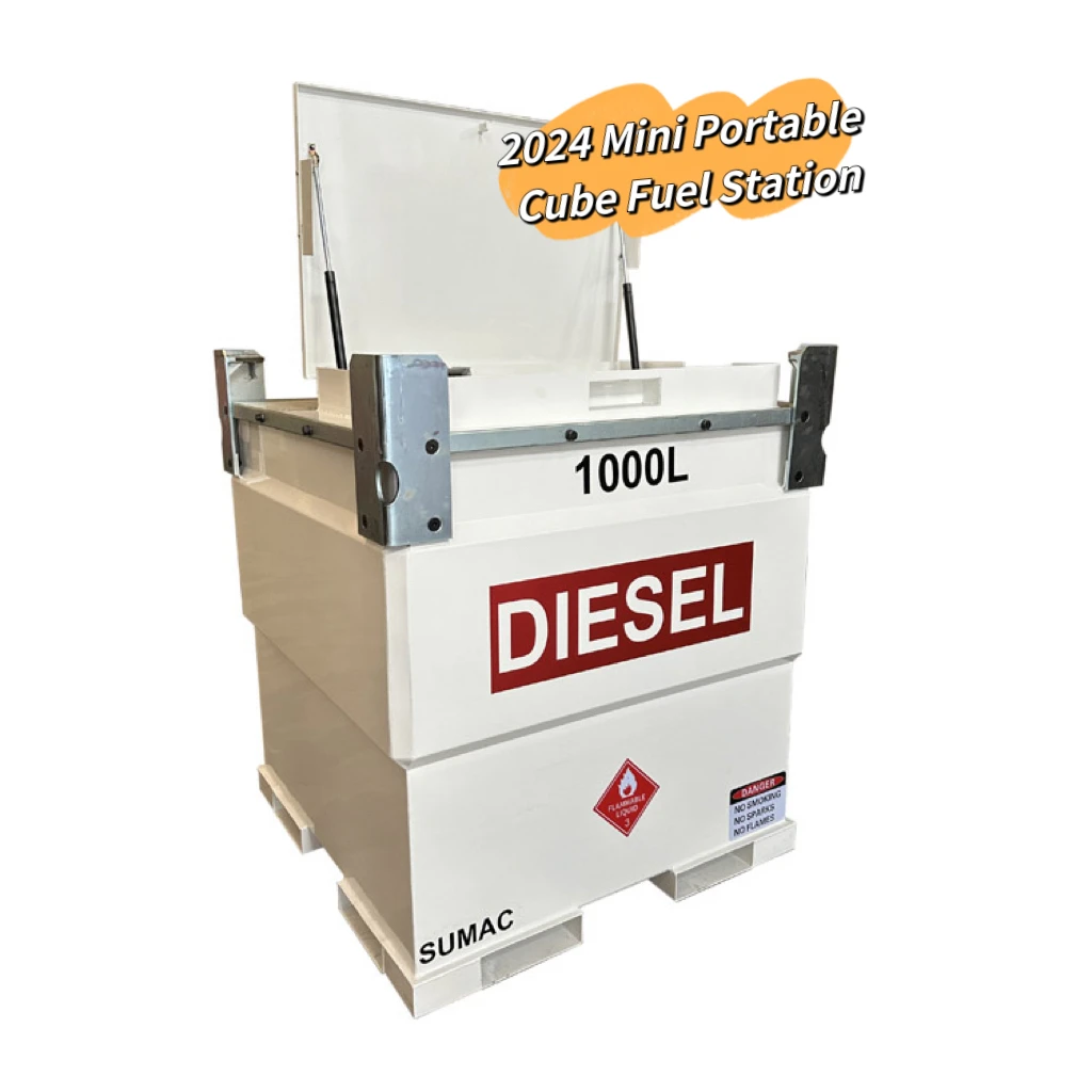 SUMAC New Trend Portable Double wall Petrol Diesel Oil Storage Fuel Cube Storages Fuel Tank