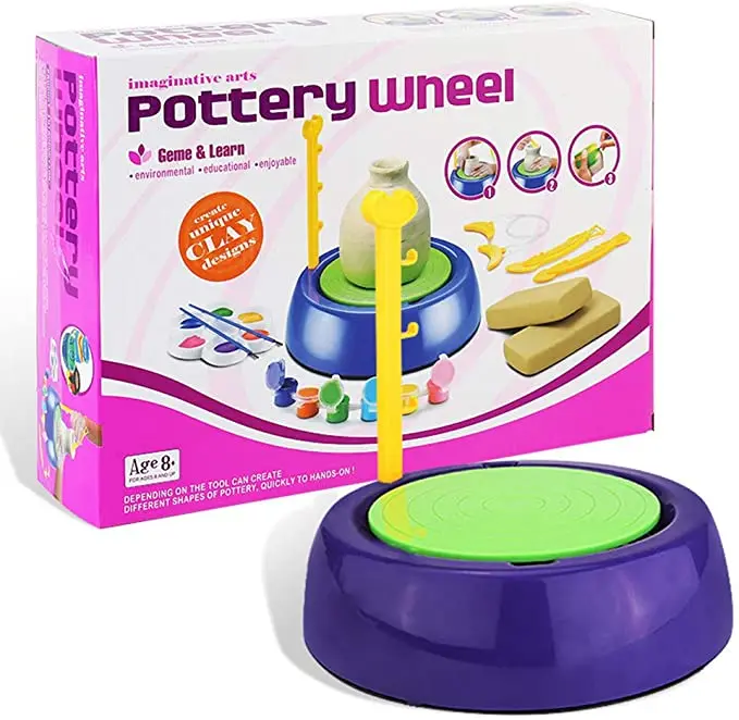 Arts Craft Kit Toys Kids Diy Pottery Forming Pottery Wheel - Toys for kids  - 115686095